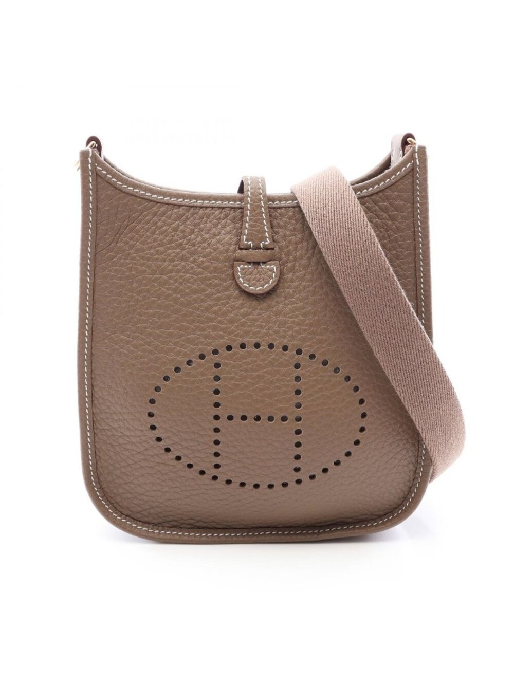 Hermes Shoulder Bag Evelyne TPM Amazon Etoupe TPM